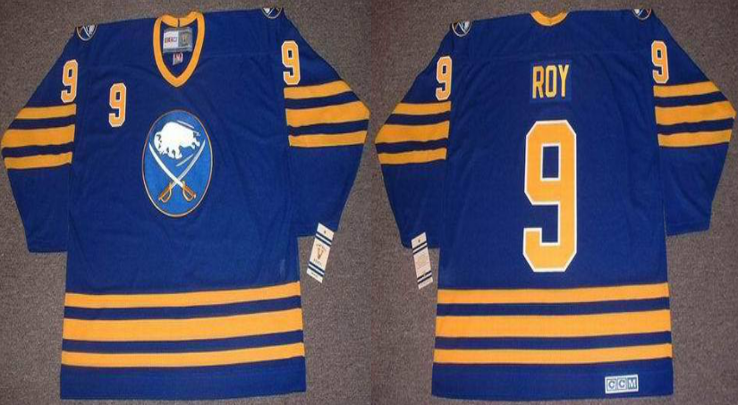 2019 Men Buffalo Sabres #9 Roy blue CCM NHL jerseys->buffalo sabres->NHL Jersey